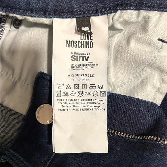 Love Moschino Dark Blue Skinny Jeans - Picture 6 of 7
